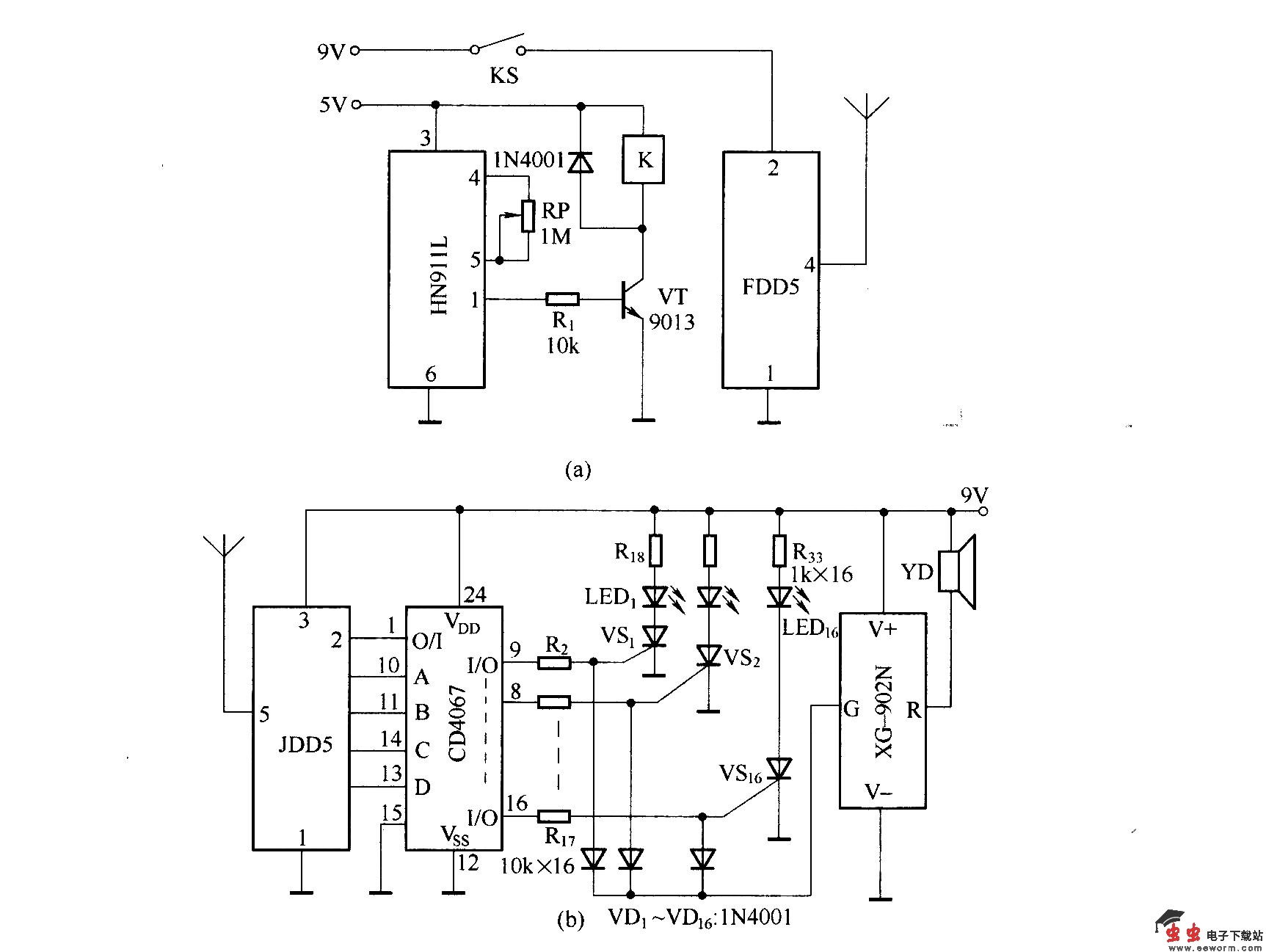 十五路无线防盗报警系统(FDD5/JDD5)