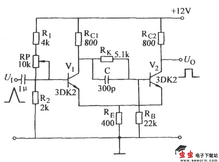 可改变电路动作的射极耦合双稳态电路