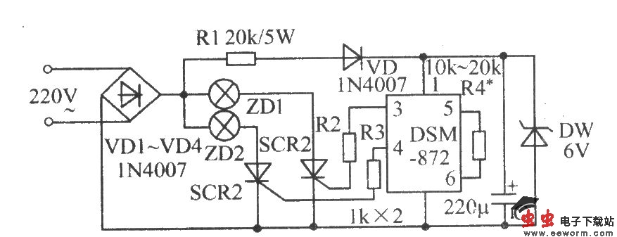 DSM-872典型应用电路(二)