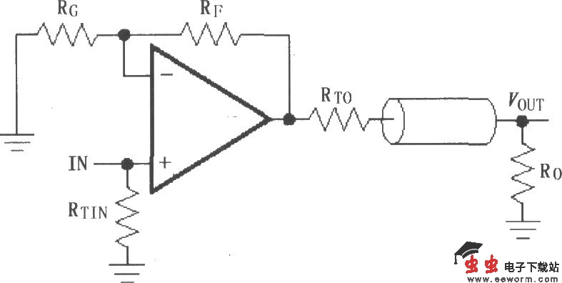 由MAX4450／4451构成的典型同相放大电路