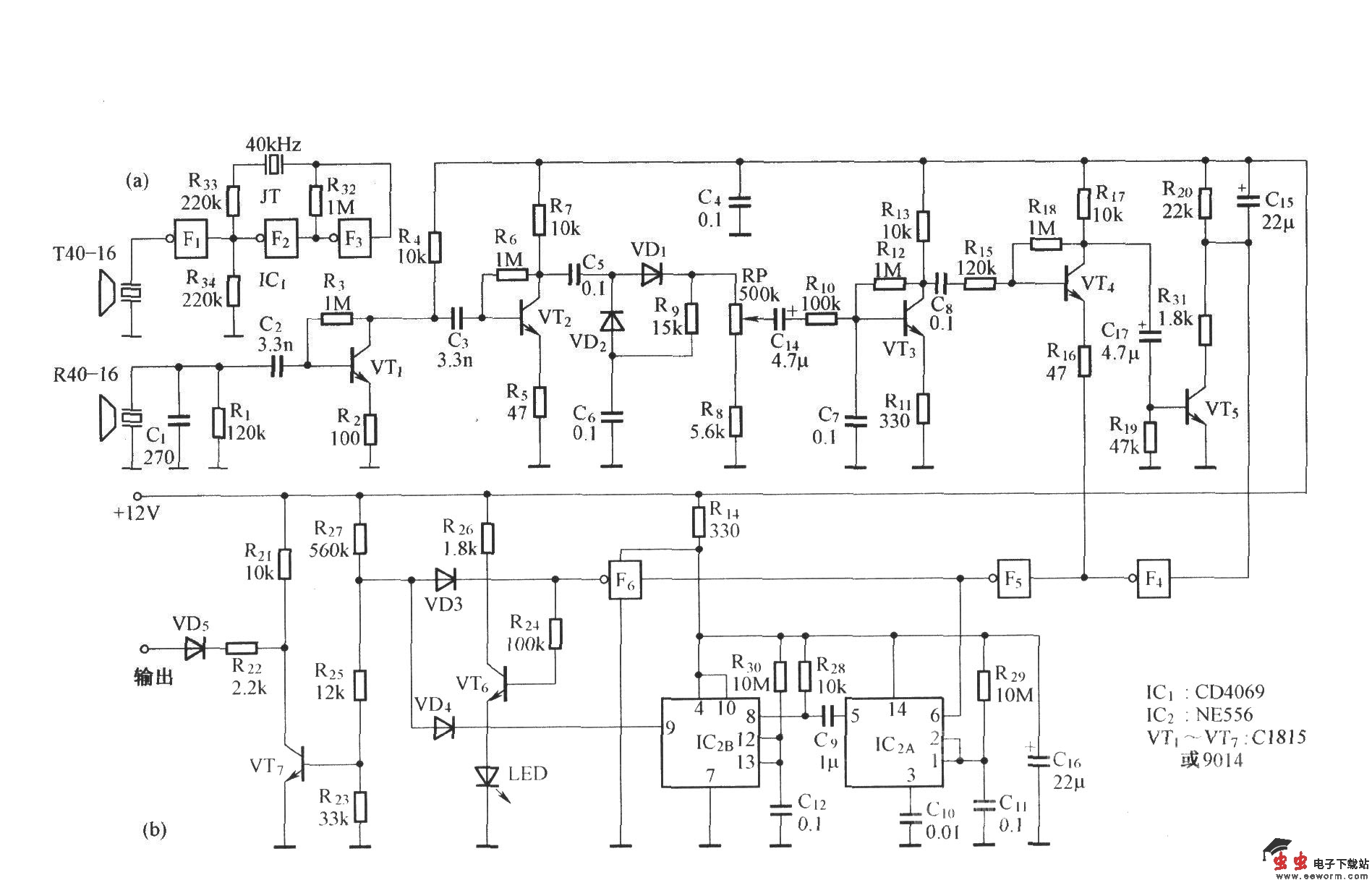 多用途超声波探测器