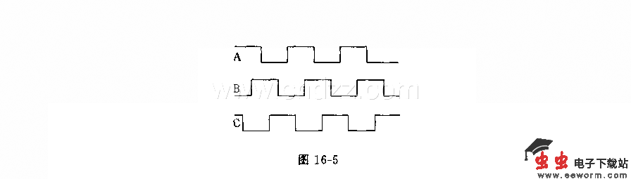 三相方波信号振荡器电路