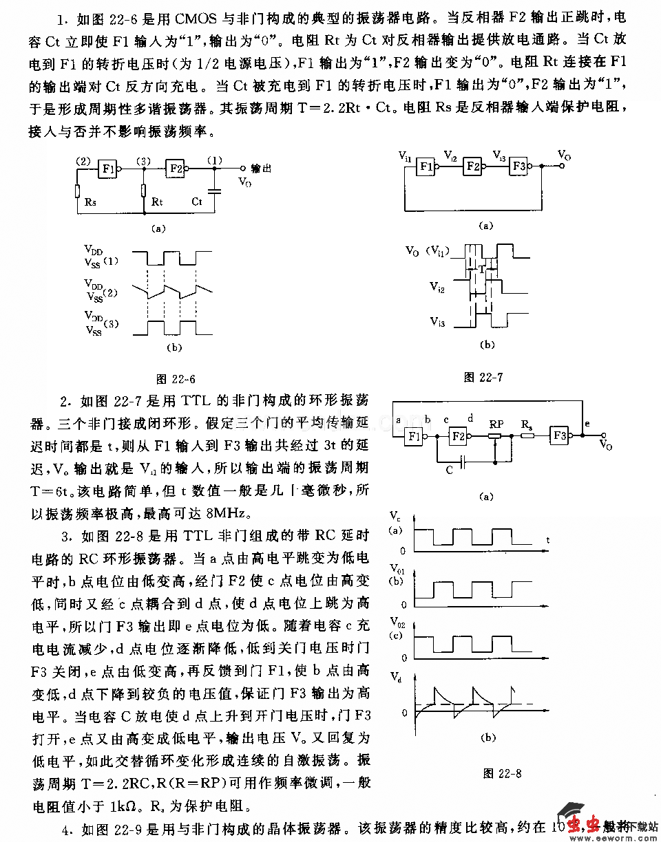 门电路构成的振荡电路