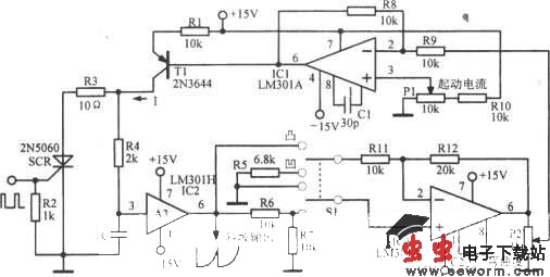 可调非线性斜坡振荡电路