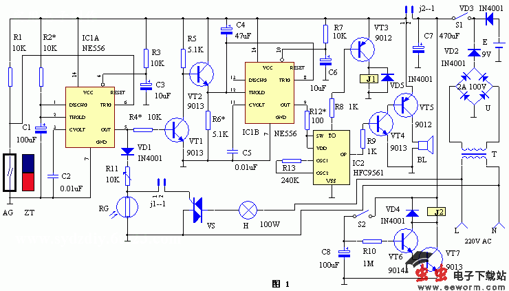 实用的门控防盗报警器
