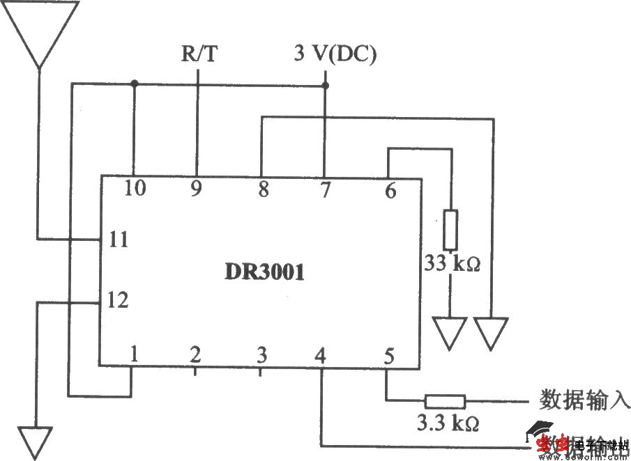 DR3001 00K 868.35 MHz收发器