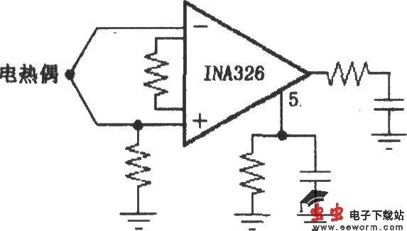 INA326／327提供偏流返回通路电路