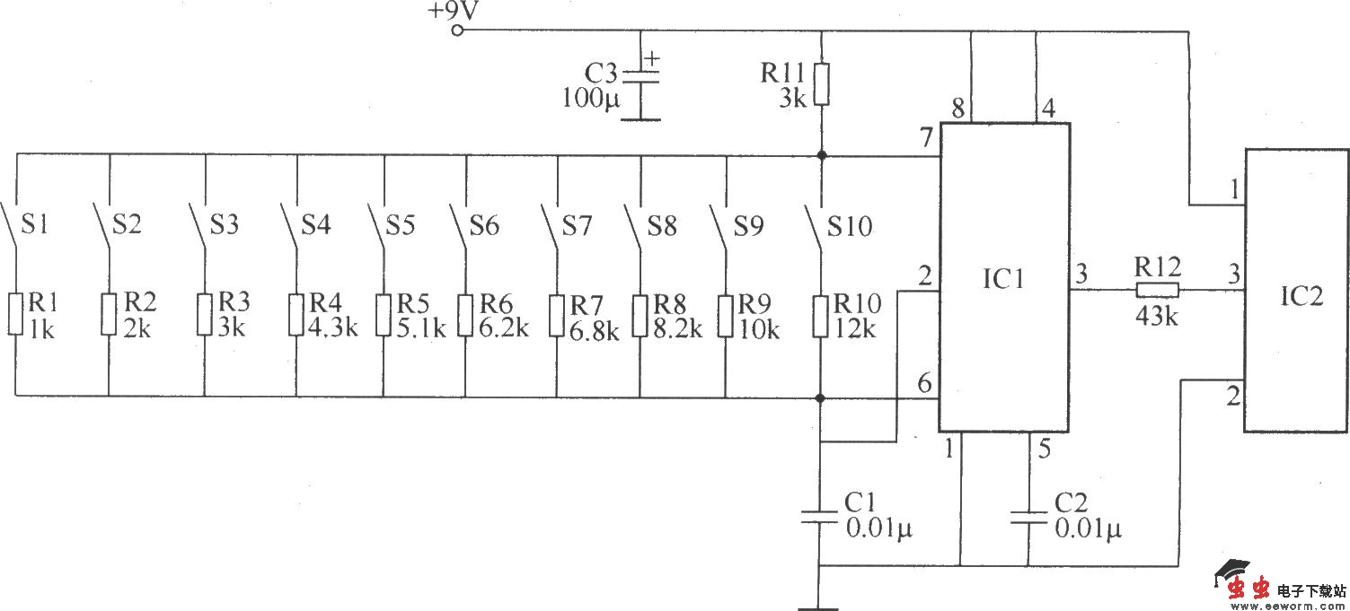 无线遥控开关电路(四)
