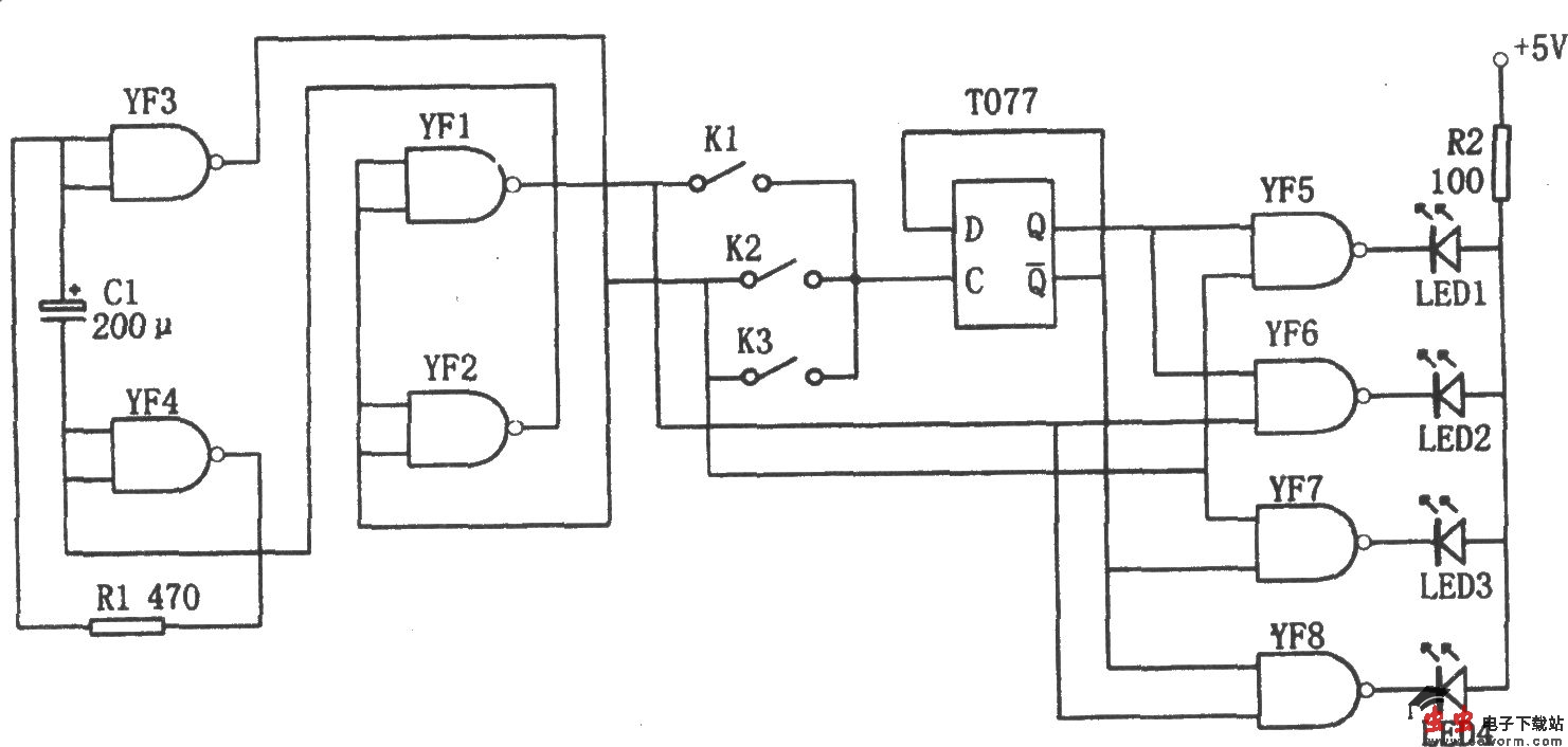 磁带运动方向显示器