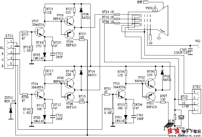 视放电路：视放板-5
