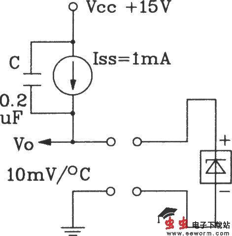 TSV型温度传感器采用恒流源的测温电路