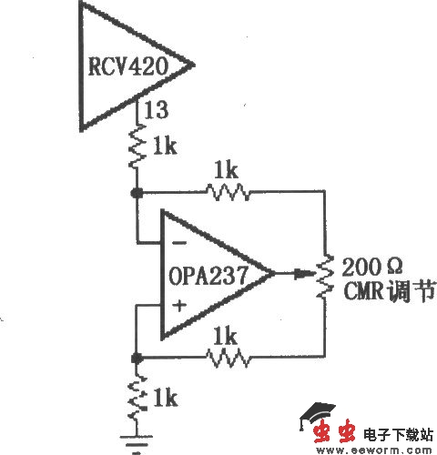 RCV420外部微调CMR电路