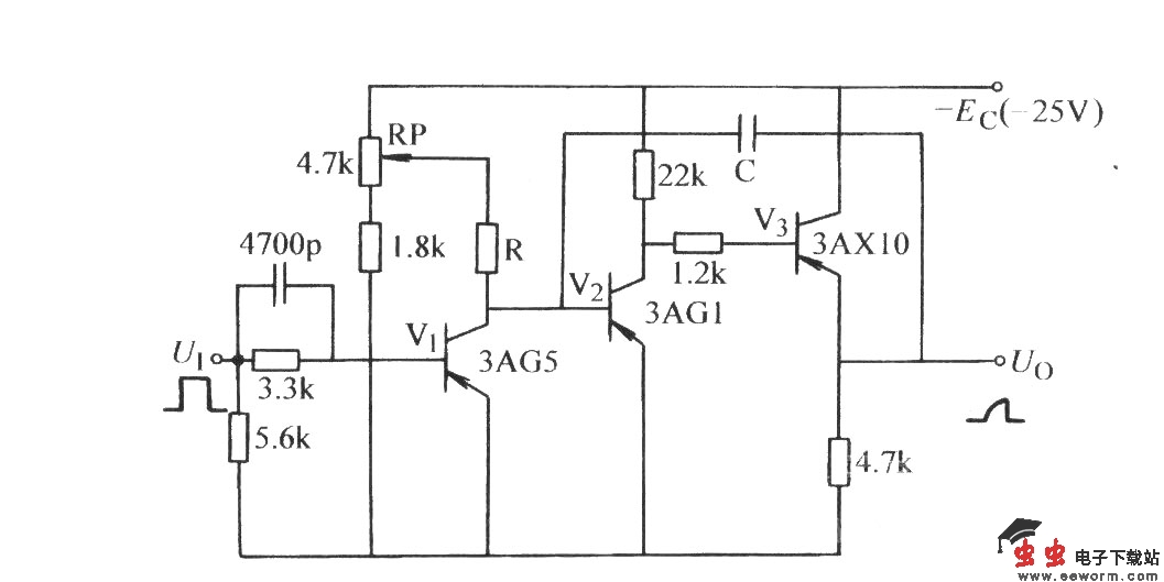 电容负反馈锯齿波电路(三)