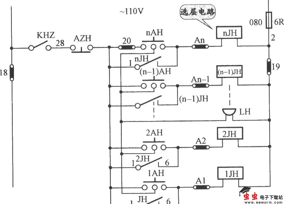 JHo-751半自动货梯控制柜