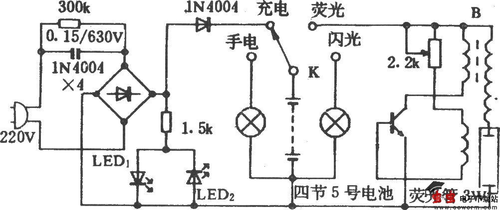 LK-02型三用灯