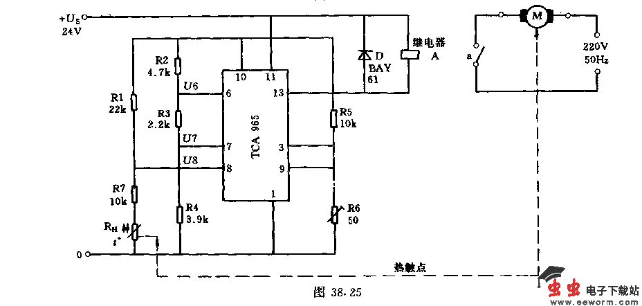 温度控闭保护电路