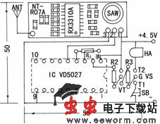 无线遥控式农用大牲畜防盗器