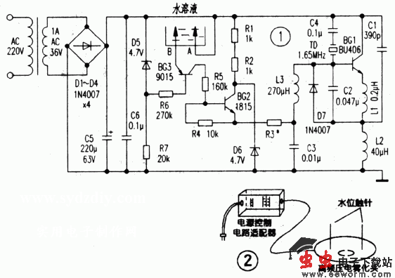 多用途超声波微型雾化器电路