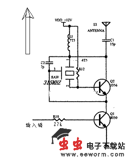 高频发谢电路图315M