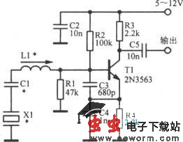 150～500kHz晶体振荡电路