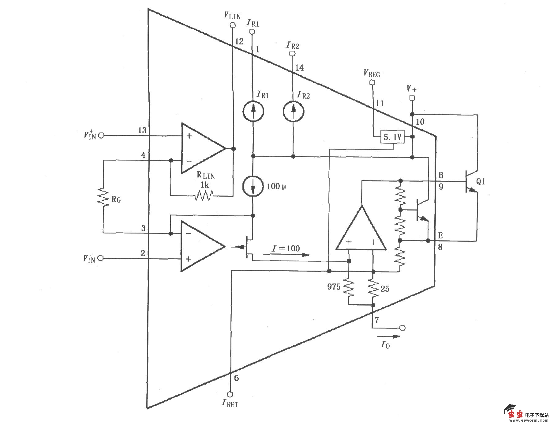 具有传感器激励的4～20mA电流变送器XTR112／114