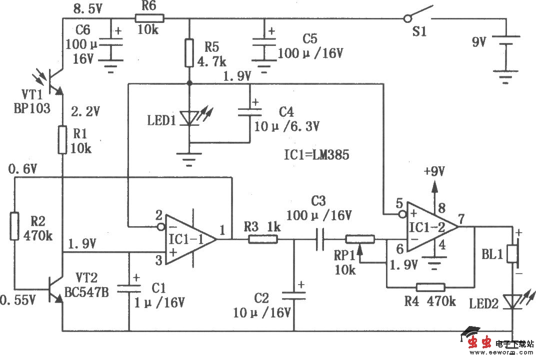 人员接近探测器(LM385)