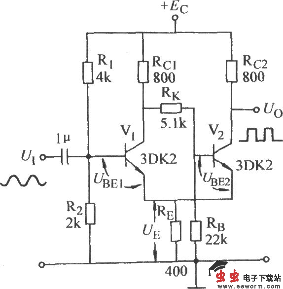 射极耦合双稳态电路