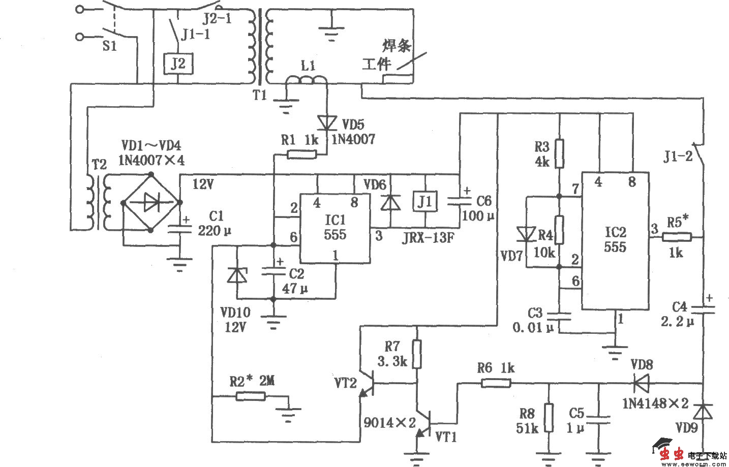 交流电焊机节电控制器