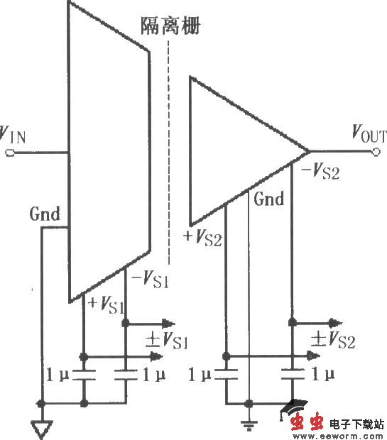ISO122／124电源和信号的基本连接电路