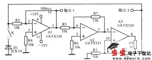低频多种波形振荡器