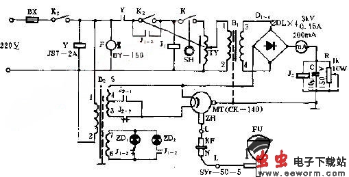 WL-751型微波治疗机电路