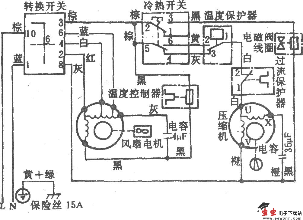 宝花牌KCR-35A整体式空调器