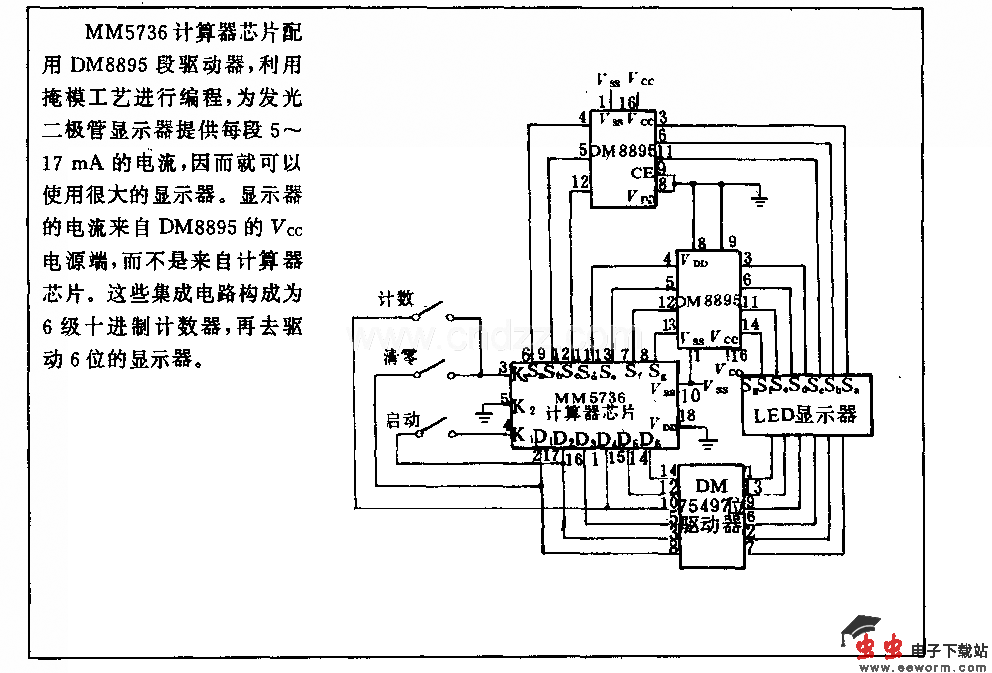 大型发光二极管显示电路