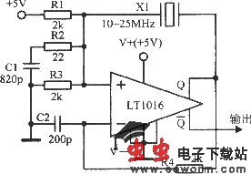 10～25MHz晶体振荡器