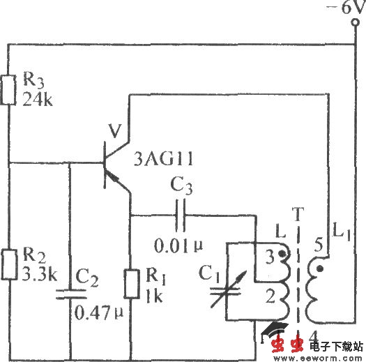 共基极变压器反馈振荡电路