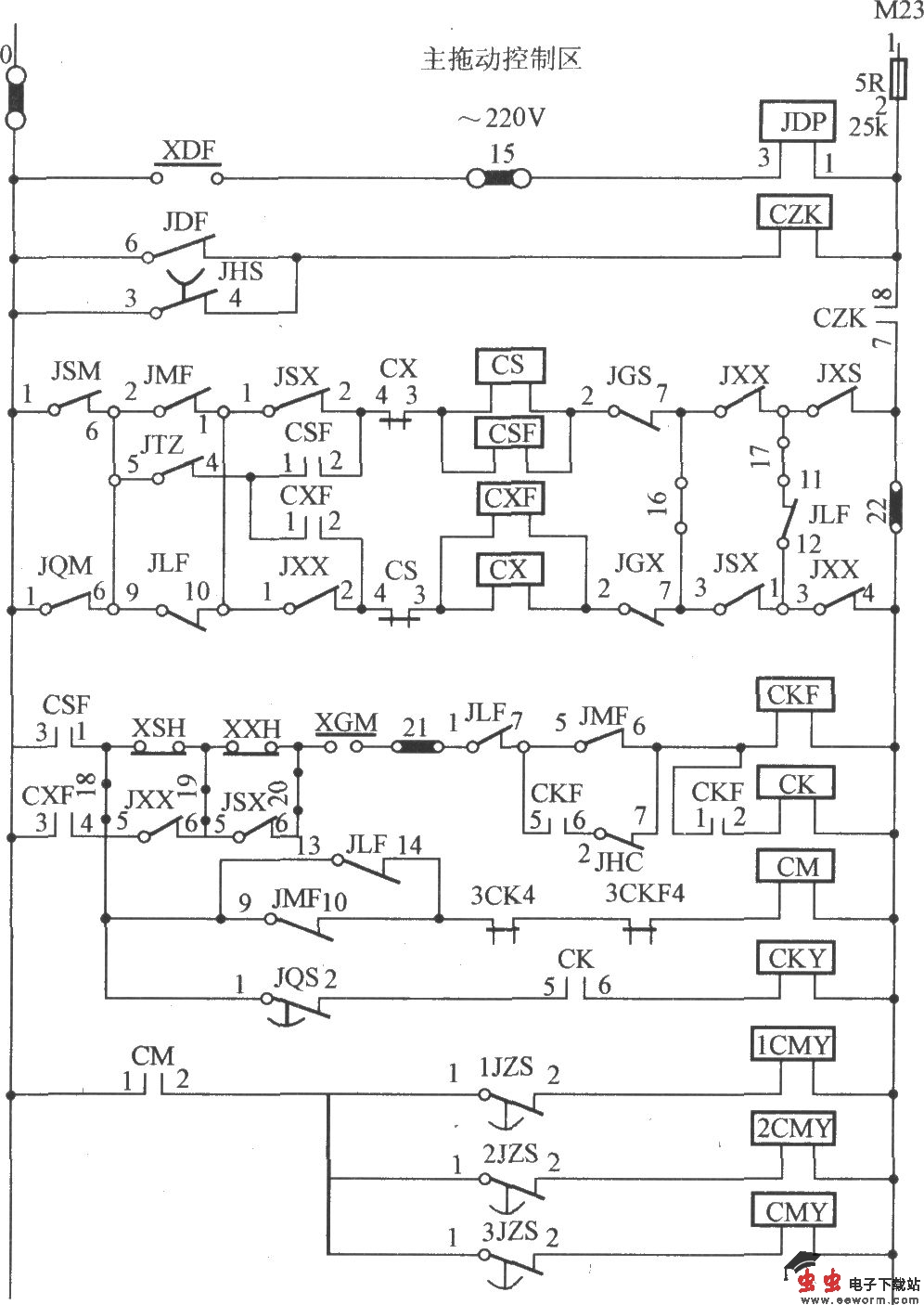 JKH1-791电梯控制电路(2)