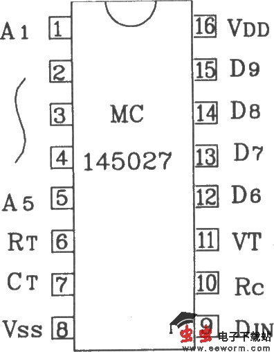 由M303S/303R构成的遥控编码发射、解码接收电路图