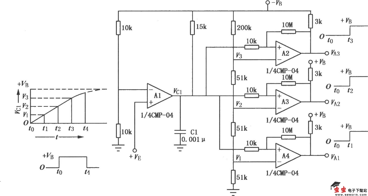 多级输出的延迟电路