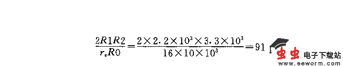 采用TcA580的低频振荡器电路