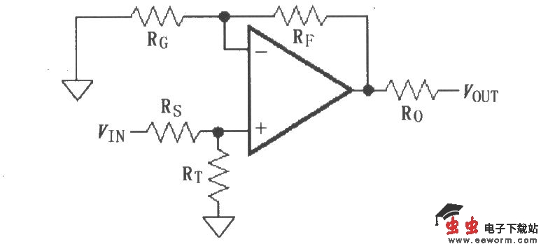 由MAX4188／4189／4190构成的同相增益电路