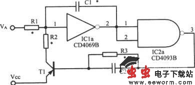 施密特触发器构成的压控振荡器