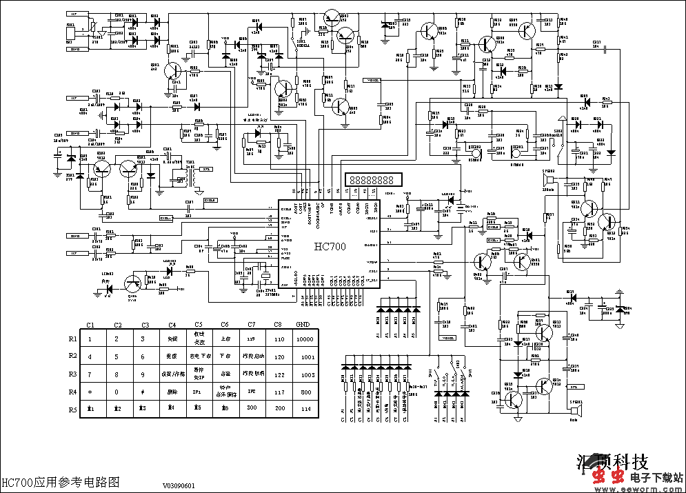 电信专用来电显示芯片电路