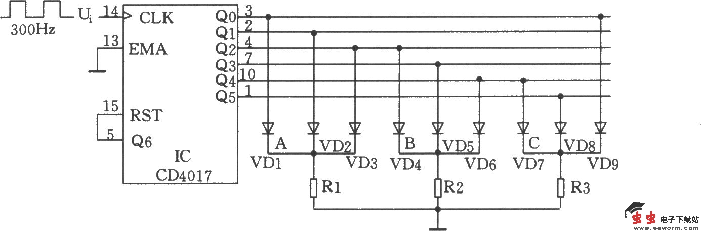 三相方波信号振荡器