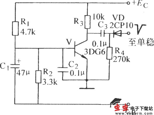 单稳态启动电路