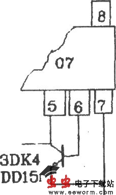 可控硅过零触发器KC07应用电路图