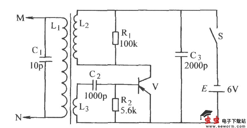 单管变压器振荡电路