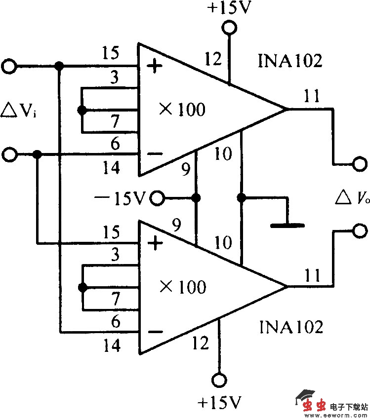 差动输入一差动输出放大电路