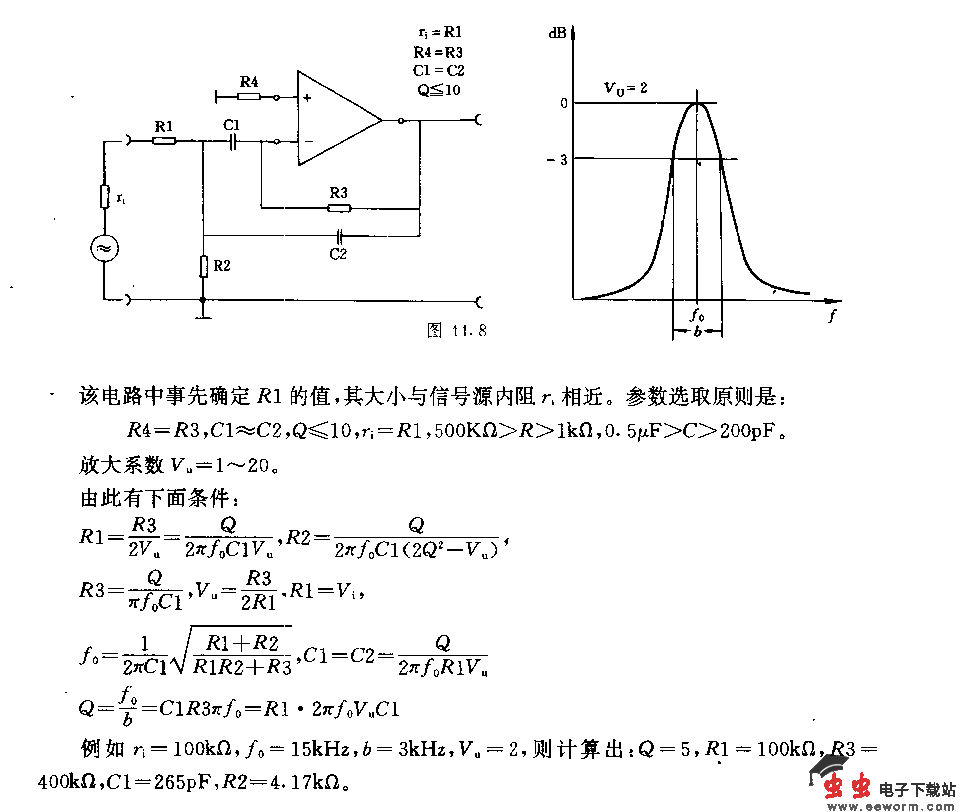 带通滤波器电路2