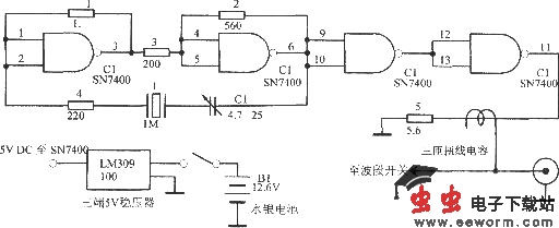 1MHz晶体校准器