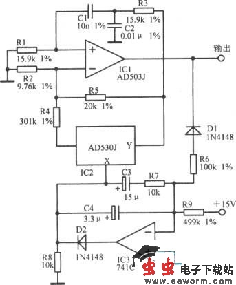 lkHz低失真振荡电路